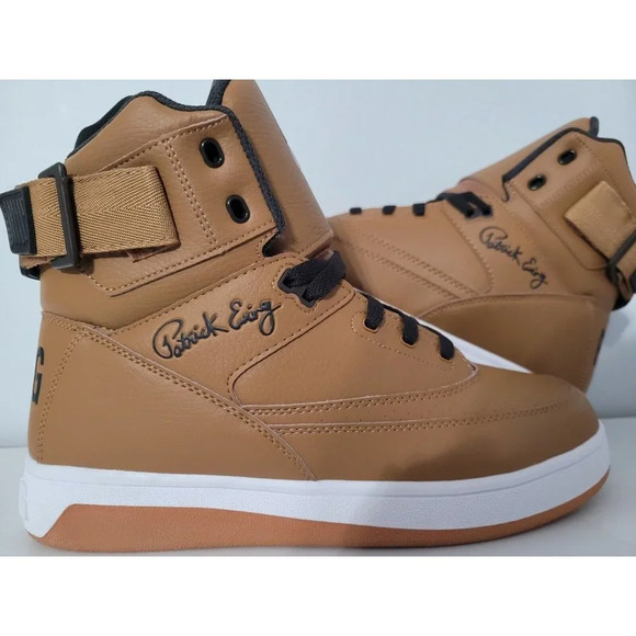 Patrick Ewing Athletics 33 HI x Orion Hybrid Wheat/Espresso Men's Size 11 - Picture 10 of 16